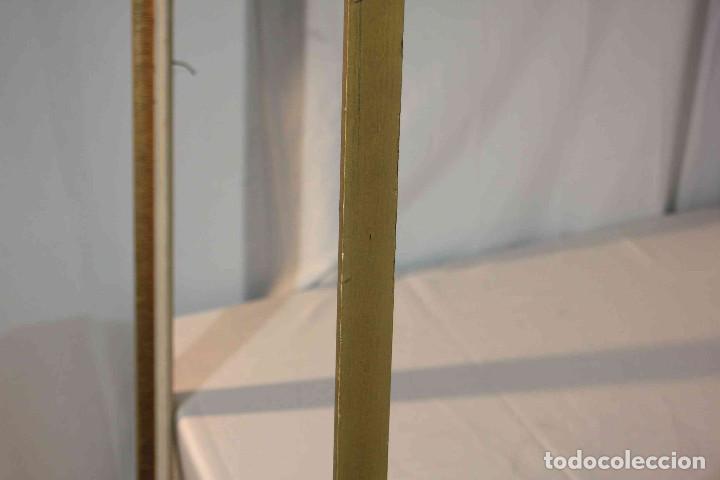 Vintage: MARCO MADERA DORADO Y BLANCO - Foto 3