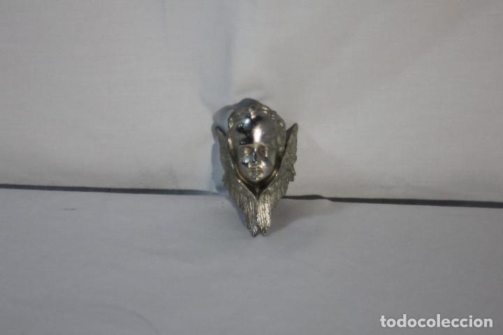 Vintage: FIGURA METAL BUSTO QUERUBIN