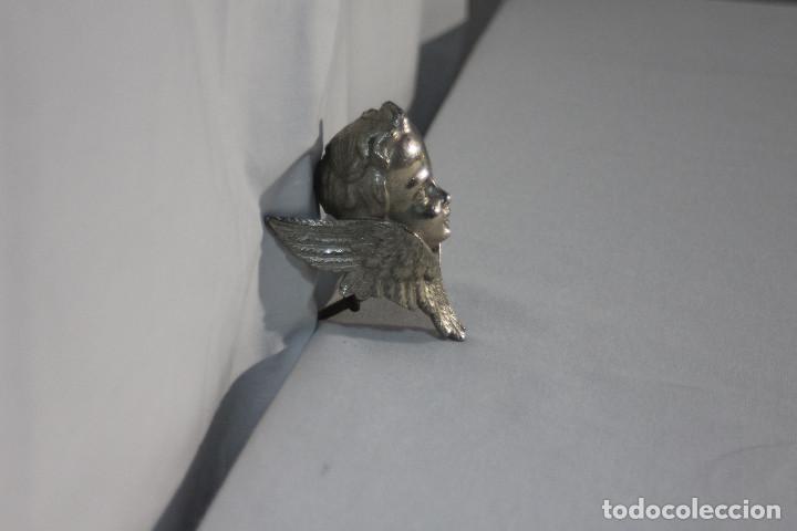 Vintage: FIGURA METAL BUSTO QUERUBIN - Foto 3