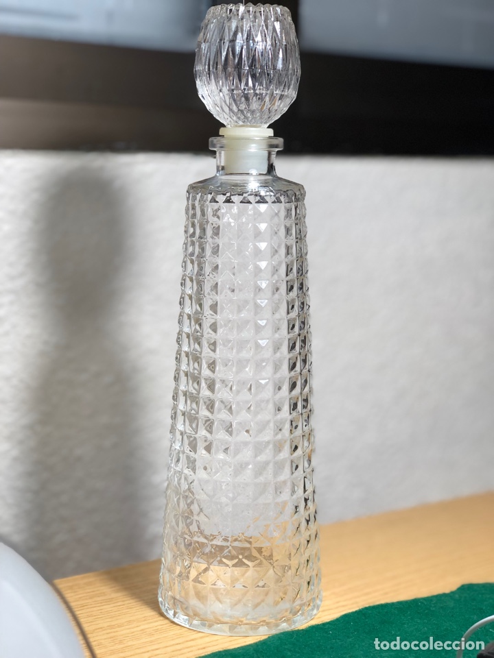 Vintage: Antigua botella Cristal