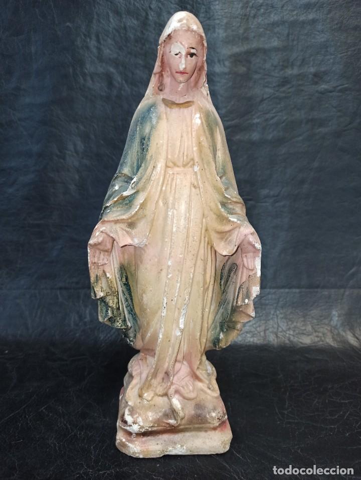 Vintage: Figura de Mar&iacute;a Inmaculada. C49 - Foto 1