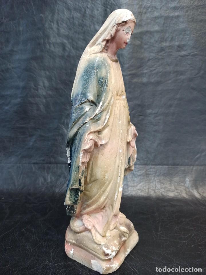 Vintage: Figura de Mar&iacute;a Inmaculada. C49 - Foto 2