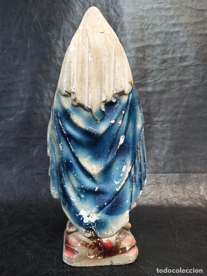 Vintage: Figura de Mar&iacute;a Inmaculada. C49 - Foto 3