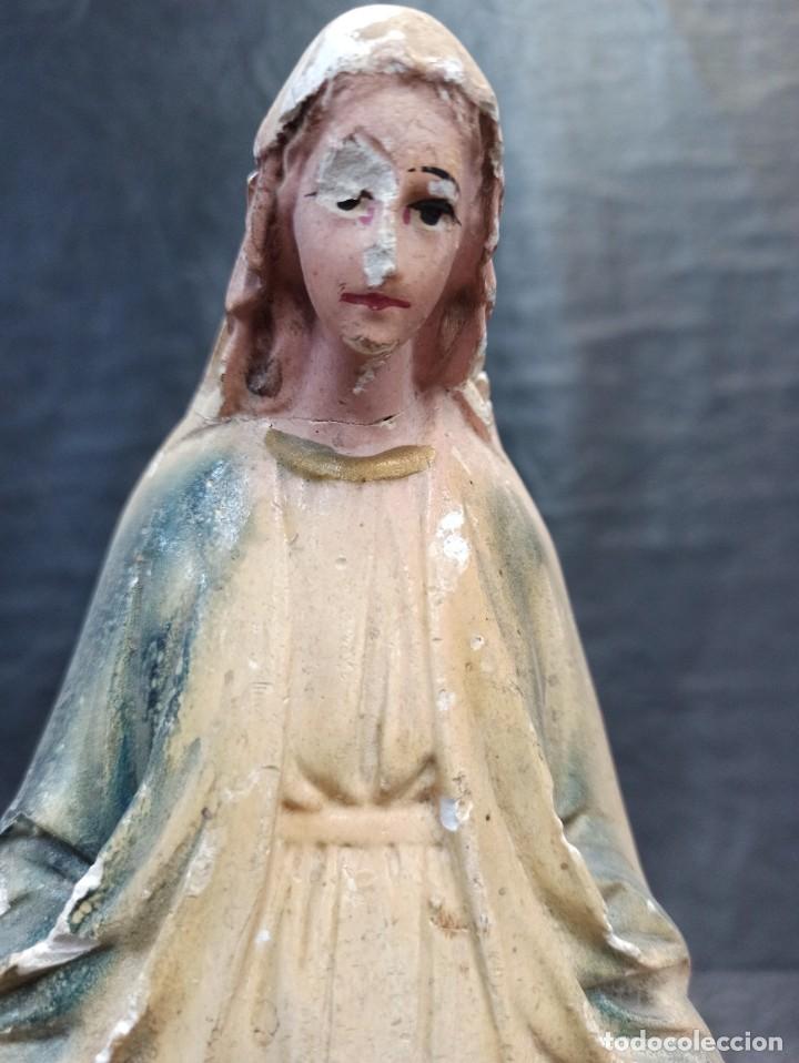 Vintage: Figura de Mar&iacute;a Inmaculada. C49 - Foto 6