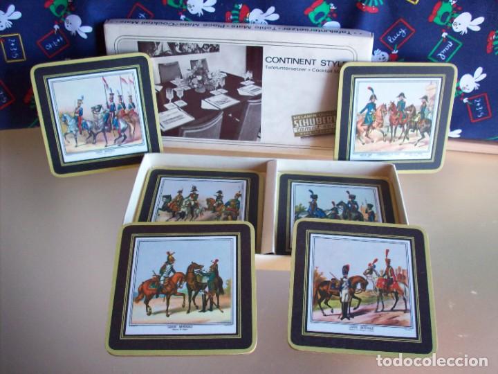 Vintage: estuche con posavasos napoleon - Foto 1