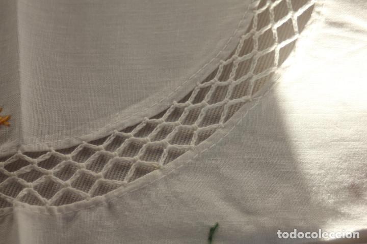 Vintage: SET MANTEL Y CUATRO SERVILLETAS - Foto 6