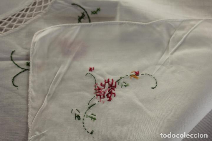 Vintage: SET MANTEL Y CUATRO SERVILLETAS - Foto 10