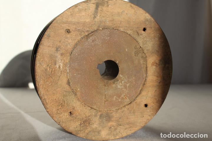 Vintage: EJE MADERA TRES POLEAS - Foto 4