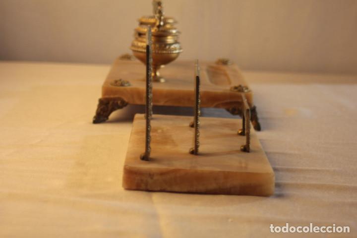 Vintage: ESCRIBANIA MARMOL Y BRONCE - Foto 5