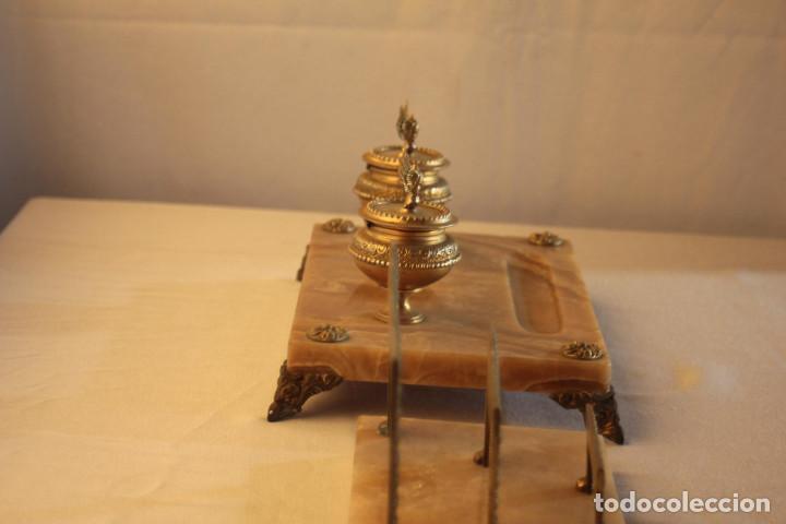 Vintage: ESCRIBANIA MARMOL Y BRONCE - Foto 6