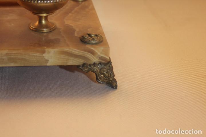 Vintage: ESCRIBANIA MARMOL Y BRONCE - Foto 9