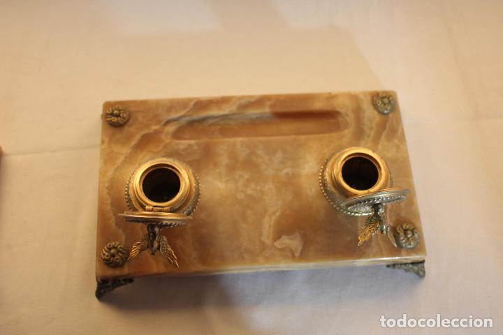 Vintage: ESCRIBANIA MARMOL Y BRONCE - Foto 12