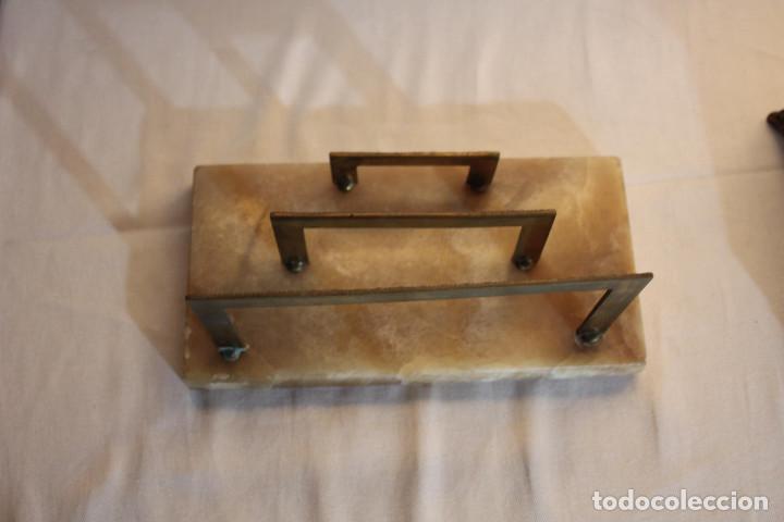 Vintage: ESCRIBANIA MARMOL Y BRONCE - Foto 15