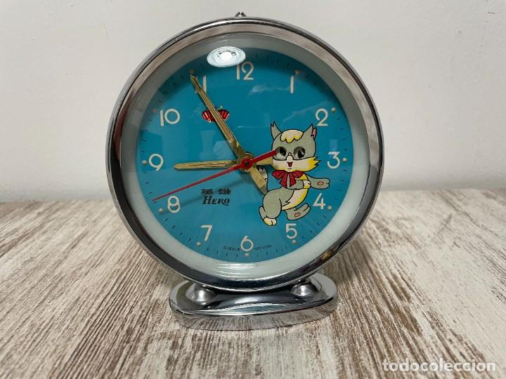 Vintage: RELOJ DESPERTADOR HERO MADE IN CHINA