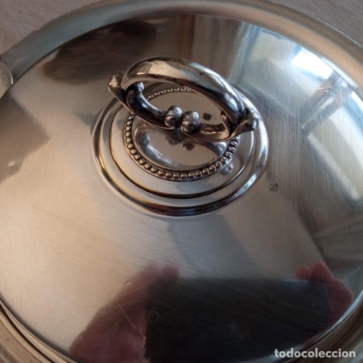 Vintage: Centro de mesa metal plateado - Foto 4