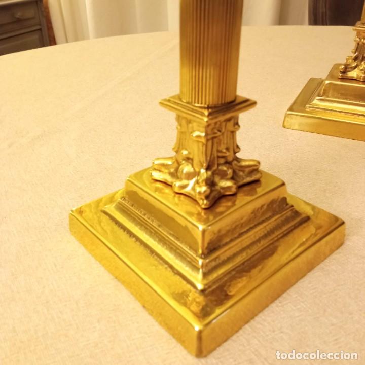 Vintage: Candeleros metal dorado - Foto 3