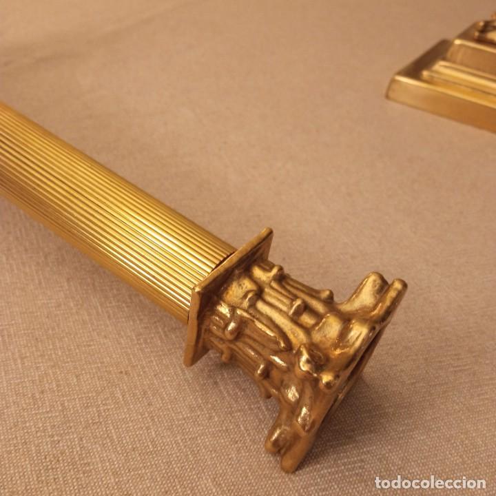 Vintage: Candeleros metal dorado - Foto 5