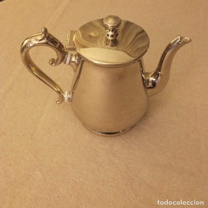 Vintage: Tetera de metal plateado - Foto 2