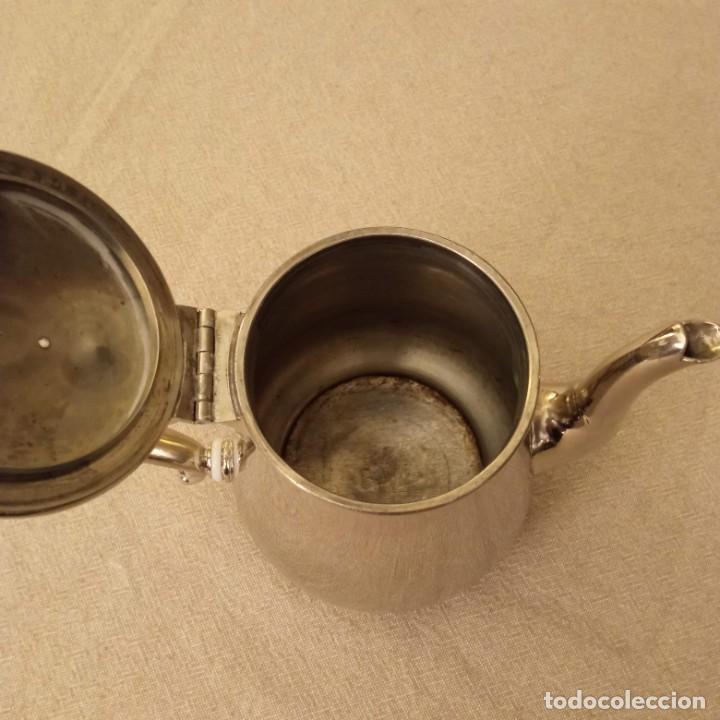 Vintage: Tetera de metal plateado - Foto 5