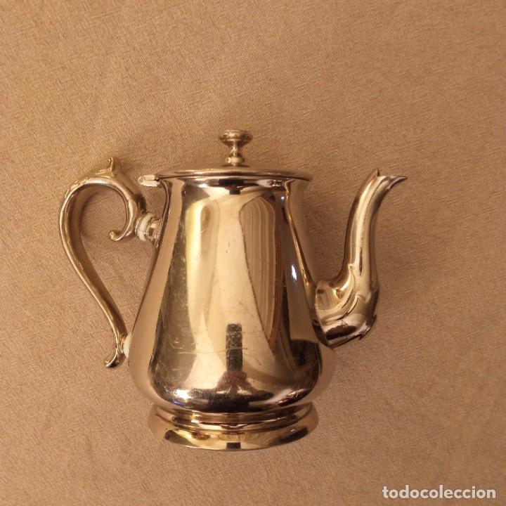 Vintage: Tetera de metal plateado - Foto 7