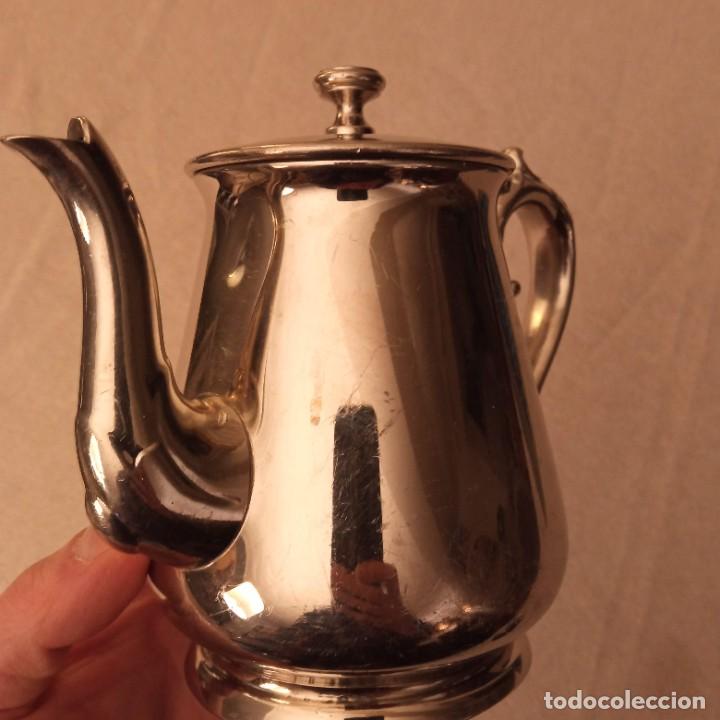 Vintage: Tetera de metal plateado - Foto 8