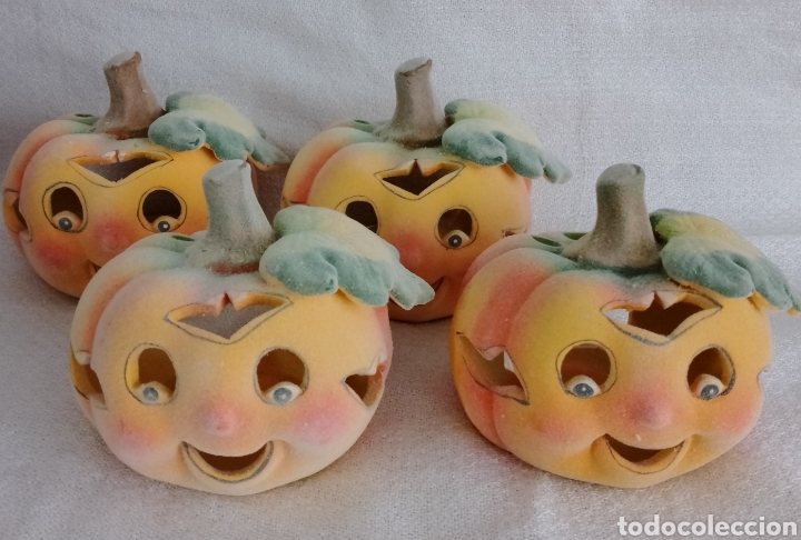 Vintage: Calabazas y Velas Halloween. - Foto 3