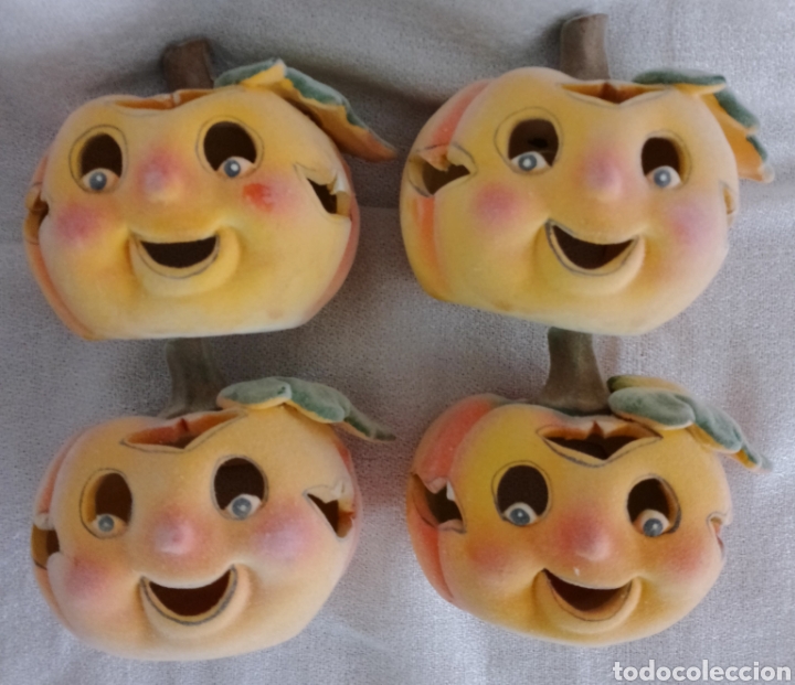 Vintage: Calabazas y Velas Halloween. - Foto 1