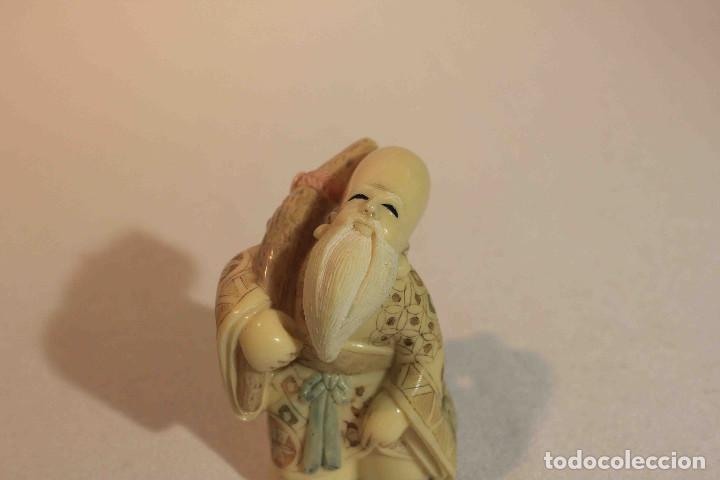 Vintage: FIGURA TALLA DIOS LENGEVIDAD - Foto 2