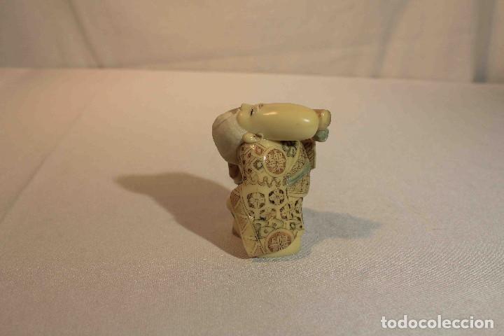 Vintage: FIGURA TALLA DIOS LENGEVIDAD - Foto 3