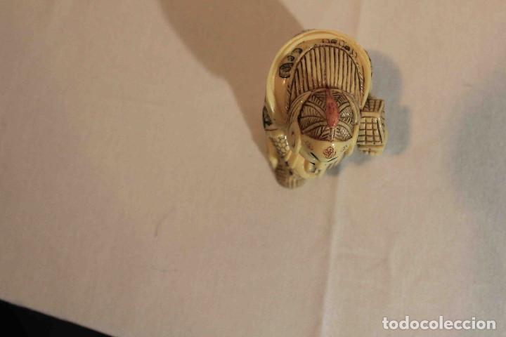 Vintage: FIGURA TALLA DIOS PROSPERIDAD - Foto 6