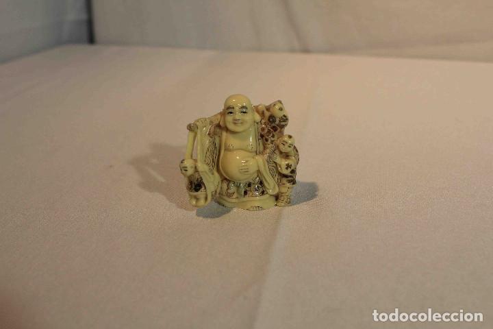 Vintage: FIGURA TALLA DIOS HOTEI - Foto 1