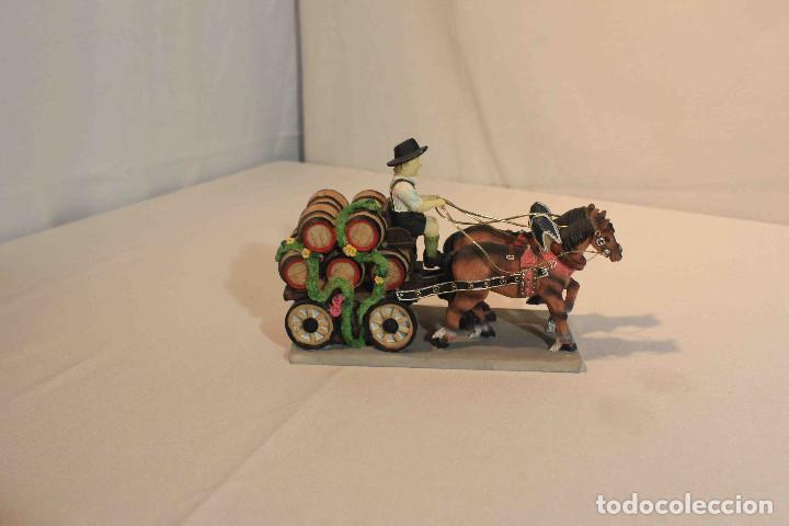 Vintage: FIGURA RESINA CARRO CERVEZA