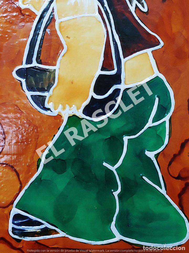 Vintage: CUADRO INFANTIL EN RELIEVE LACADO - Foto 5