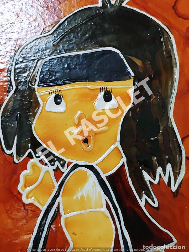 Vintage: CUADRO INFANTIL EN RELIEVE LACADO - Foto 9