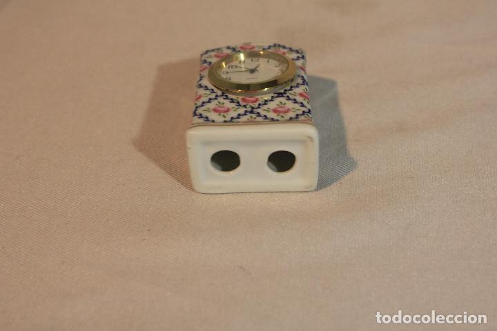 Vintage: RELOJ MESA PORCELANA 2 - Foto 5