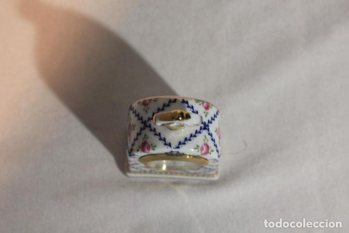 Vintage: RELOJ MESA PORCELANA 3 - Foto 5
