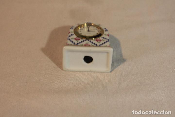Vintage: RELOJ MESA PORCELANA 3 - Foto 6