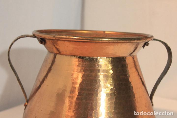 Vintage: POTE DE COBRE DOS ASAS - Foto 5