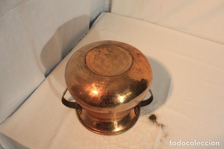 Vintage: POTE DE COBRE DOS ASAS - Foto 6