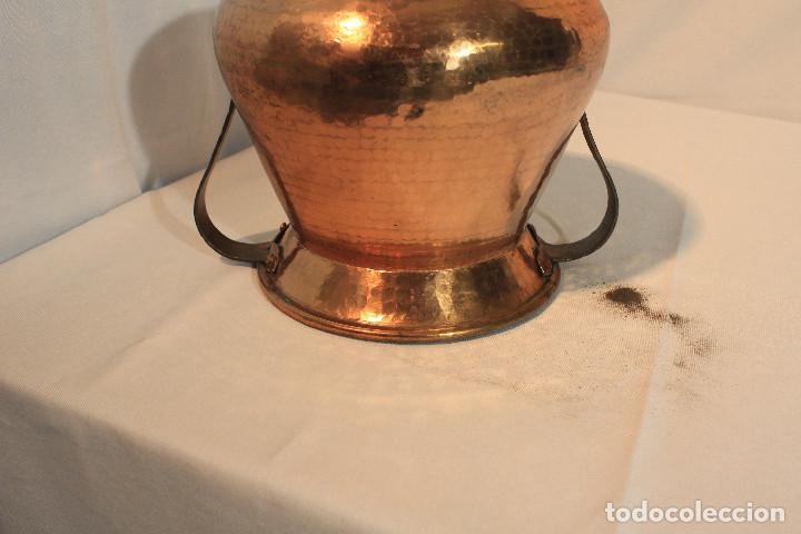 Vintage: POTE DE COBRE DOS ASAS - Foto 7