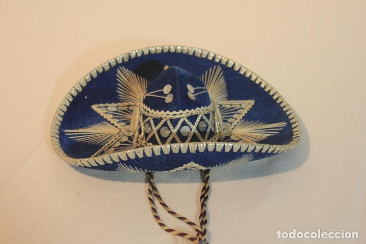 Vintage: GORRO MEXICANO AZUL - Foto 2