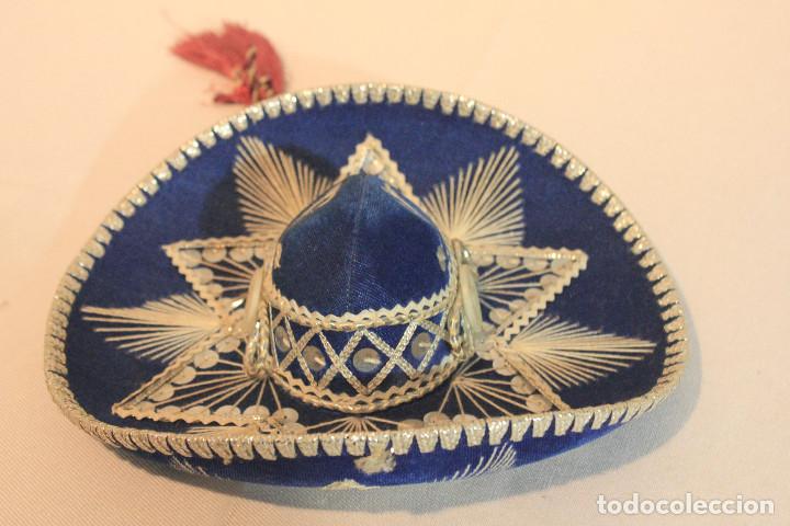 Vintage: GORRO MEXICANO AZUL - Foto 4