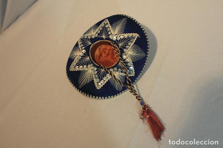 Vintage: GORRO MEXICANO AZUL - Foto 6