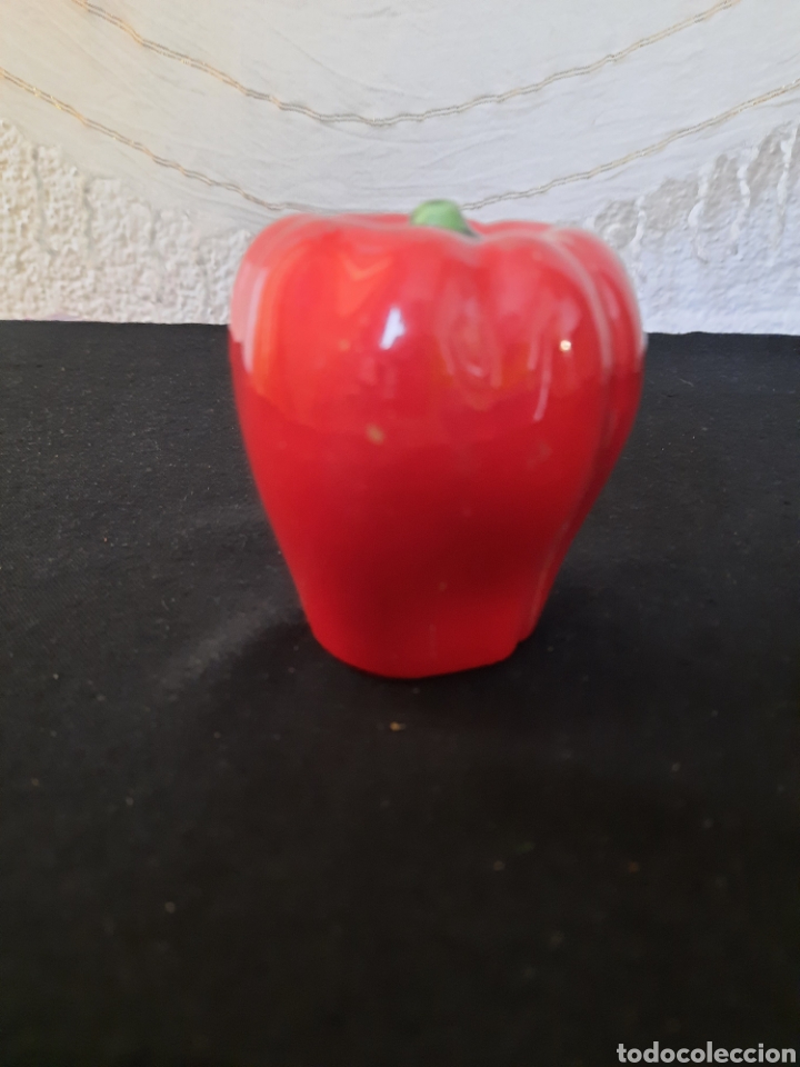 Vintage: Salero pimentero con forma de pimiento - Foto 2