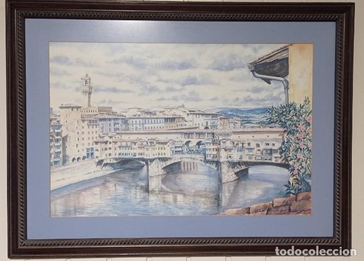 Vintage: L&aacute;mina enmarcada Venecia