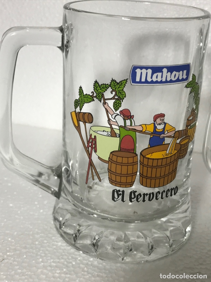 Vintage: Jarras de cerveza mahou - Foto 2