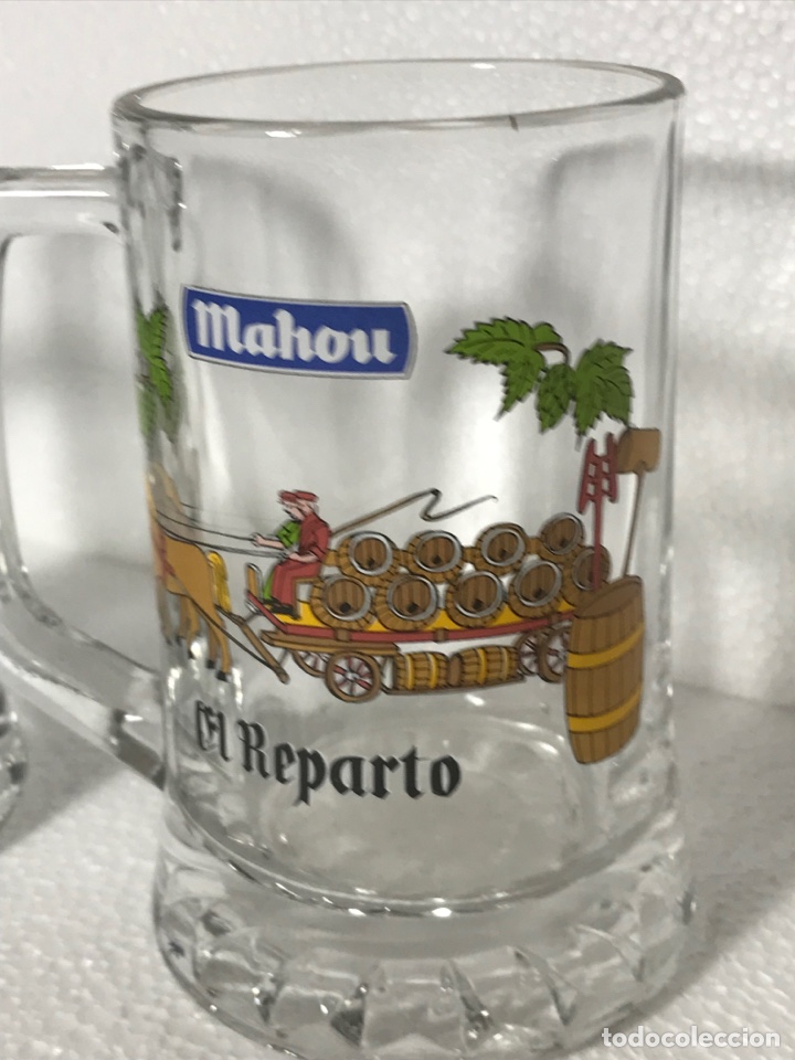 Vintage: Jarras de cerveza mahou - Foto 3