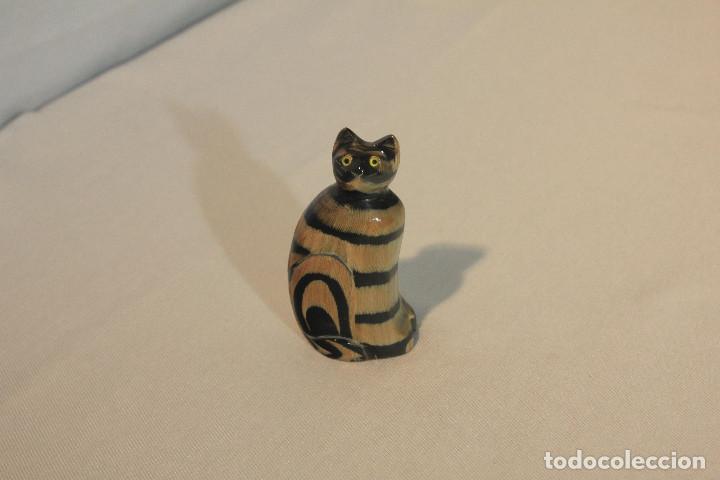Vintage: FIGURA GATO HUESO