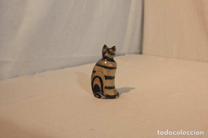 Vintage: FIGURA GATO HUESO - Foto 2