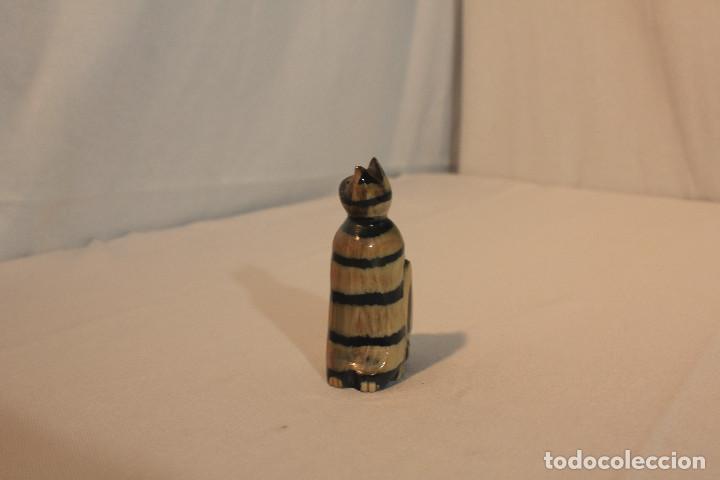 Vintage: FIGURA GATO HUESO - Foto 3